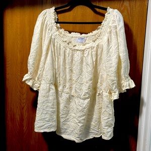 Old Navy Peplum Puff Sleeve